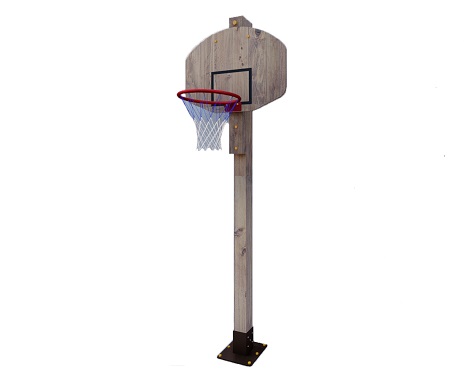 Mini Basketbol Pota Doğal Ahşap Panyalı (53x72) - 60240
