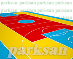 61400-03 Akrilik Zemin Kaplama Uygulaması (Basketbol+Voleybol Sahası)