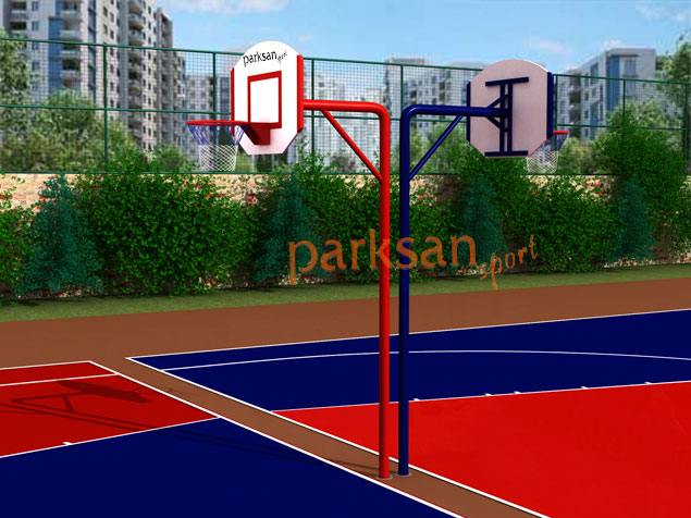 Basketbol Sahası Ekipmanları / Antrenman Tipi İki Yönlü Basketbol Potası Fiber Panyalı(90x120) - 60280