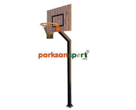 Sabit Basketbol Potası Doğal Ahşap Panyalı (90x120) - 60264